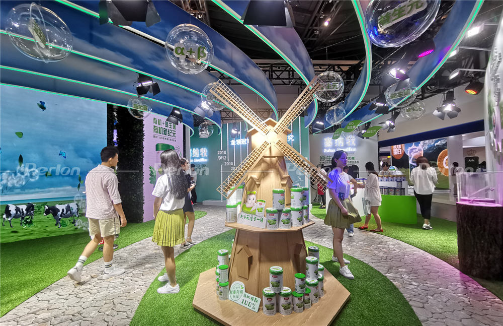 伊利集團(tuán)展臺設(shè)計搭建